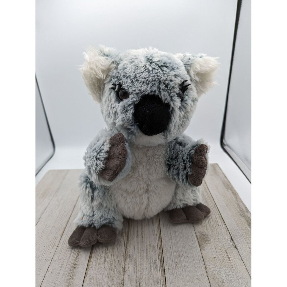 Unipak Koala Bear Plush Stuffed Animal 2016 Furry Gray White 12"